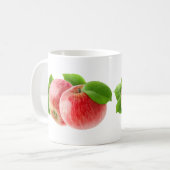 赤りんご2個 コーヒーマグカップ (正面左)
