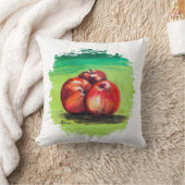 赤りんご3個 クッション (ブランケット)