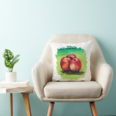 赤りんご3個 クッション (椅子)