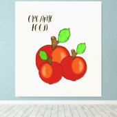 赤りんご キャンバスプリント (インサイチュ (ウッドフロア))