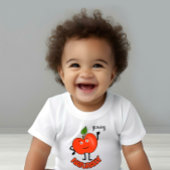 赤りんご ベビーボディスーツ