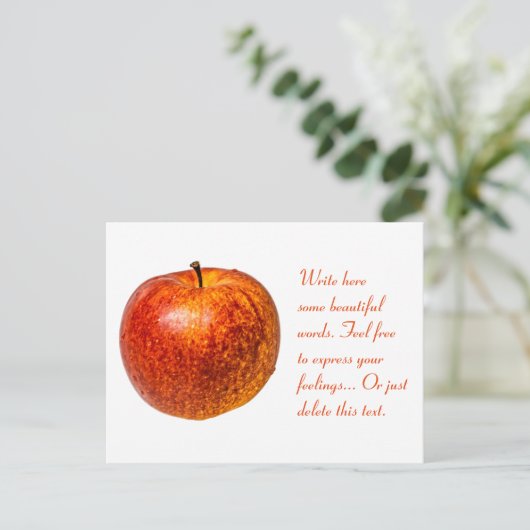 赤りんご ポストカード (スタンド正面)