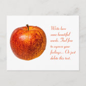 赤りんご ポストカード (正面)