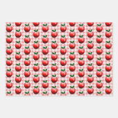 赤りんご ラッピングペーパーシート (正面2)