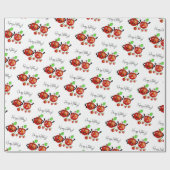 赤りんご ラッピングペーパー (フラット)