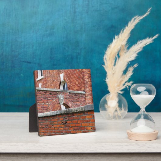 赤れんがの壁とアーチの写真 フォトプラーク (インサイチュ)