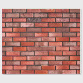 赤れんが、赤れんがの背景を持つれんが壁。b ラッピングペーパー (フラット)