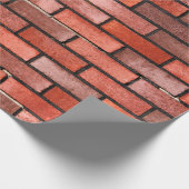 赤れんが、赤れんがの背景を持つれんが壁。b ラッピングペーパー (角)