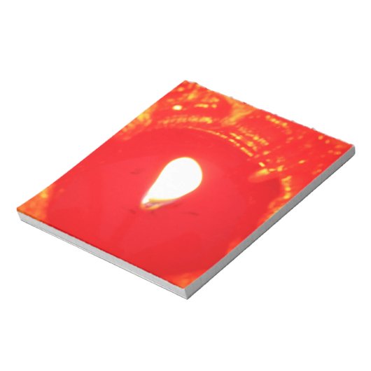 赤ろうそく灯,炎,ろうそく,クリスマスの愛 ノートパッド (回転)