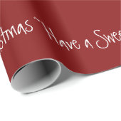 赤を包む甘いパイナップルクリスマス ラッピングペーパー (ロールコーナー)