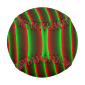 赤を変えたいか？派手な緑のスパイラル。 野球ボール (正面)