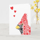 赤を愛すること カード (黄色い花)