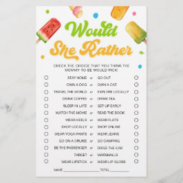 赤んポップ・アートの坊シャワーの準備は彼女はむしろゲームだろう