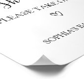 赤ん坊がポップ・アートのシャワーを彼女のポップサイン ポスター (角)