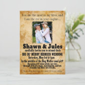 赤ん坊のようなカップルの結婚式招待状 招待状 (スタンド正面)