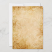 赤ん坊のようなカップルの結婚式招待状 招待状 (裏面)