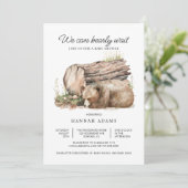 赤ん坊のシャワーが待ち遠しい 招待状 (スタンド正面)