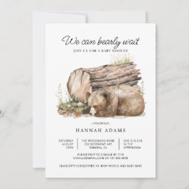 赤ん坊のシャワーが待ち遠しい 招待状