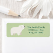 赤ん坊のシャワーが待てる | シロクマ ラベル (インサイチュ)