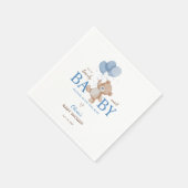 赤ん坊のシャワーが待てる スタンダードカクテルナプキン (角)