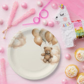 赤ん坊のシャワーが待てる ペーパープレート (パーティー)