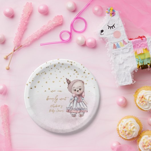 赤ん坊のシャワーが待てる ペーパープレート (パーティー)