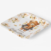 赤ん坊のシャワーが待てる ペーパープレート (傾斜あり)