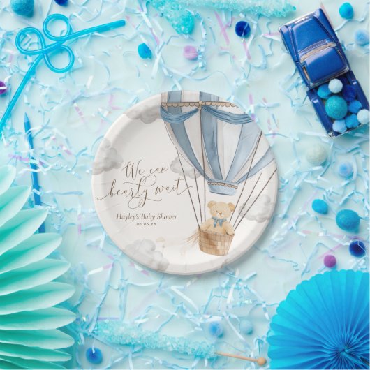 赤ん坊のシャワーが待てる ペーパープレート (パーティー)