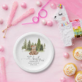 赤ん坊のシャワーが待てる ペーパープレート (パーティー)