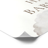 赤ん坊のシャワーが待てる ポスター (角)