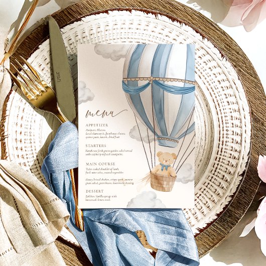 赤ん坊のシャワーが待てる メニュー