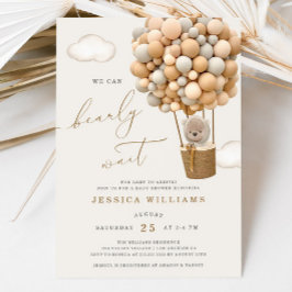 赤ん坊のシャワーが待てる 招待状