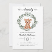 赤ん坊のシャワーが待てる 招待状 (正面)