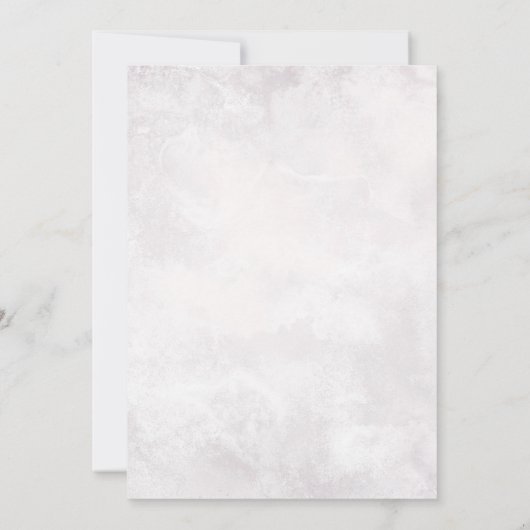 赤ん坊のシャワーが待てる 招待状 (裏面)