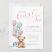 赤ん坊のシャワーが待てる 招待状 (正面)