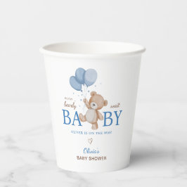 赤ん坊のシャワーが待てる 紙コップ