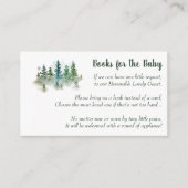 赤ん坊のシャワーが本を持ってくる エンクロージャーカード (正面)