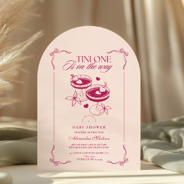 赤ん坊のシャワーが途中にある 招待状