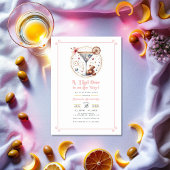 赤ん坊のシャワーが途中にある 招待状