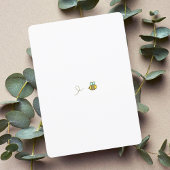 赤ん坊のシャワーの途中で小さなクマが泣く 招待状