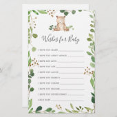 赤ん坊のシャワーを浴びるベビー (正面/裏面)