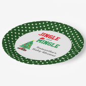 赤ん坊のシャワーを浴びる ペーパープレート (アングル)