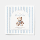 赤ん坊のシャワーエレガントを待つ スタンダードカクテルナプキン (正面)