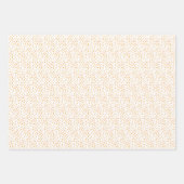 赤ん坊のシャワーパーソナライズされたを待つ ラッピングペーパーシート (正面2)