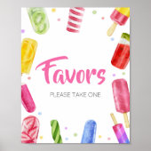 赤ん坊のシャワーポップ・アートのが好き ポスター (正面)