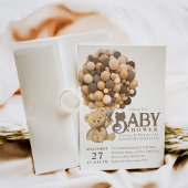 赤ん坊のシャワーモダンを心待ちにする 招待状