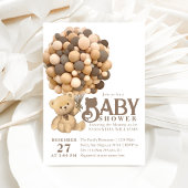 赤ん坊のシャワーモダンを心待ちにする 招待状