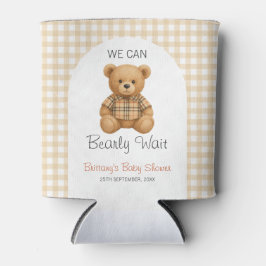 赤ん坊のシャワー名門私立校風のを心待ちにする 缶クーラー