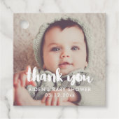 赤ん坊のシャワー感謝していユー フェイバータグ (正面)