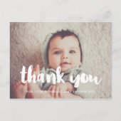 赤ん坊のシャワー感謝していユー ポストカード (正面)